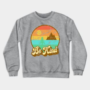 Retro Be Kind Crewneck Sweatshirt